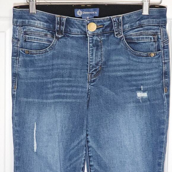 Democracy‎ "Ab"solution Distressed Denim Jeans 6 Blue Casual Stretch - Picture 3 of 7